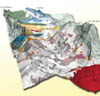 Perspekt. Ansicht: Geologie Dent de Morcles